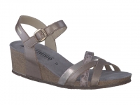 Chaussure mephisto sandales modele mado bi-matiÃ¨re taupe